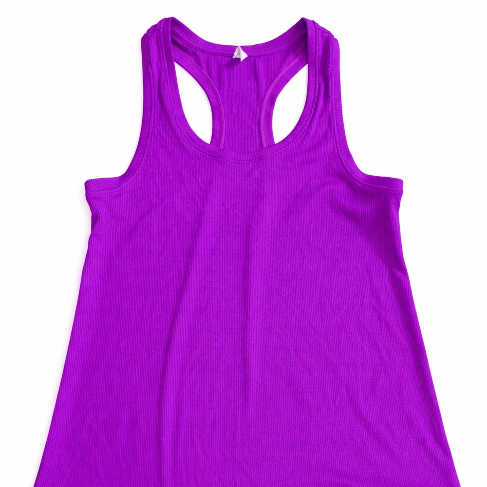 Xersion Racerback Tank Top – Small – Purple – Ribbed Stretch Activewear
